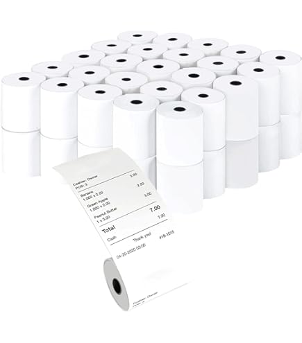 🧾25 Rollos Térmicos AMEX | Calidad Profesional para tu Punto de Venta