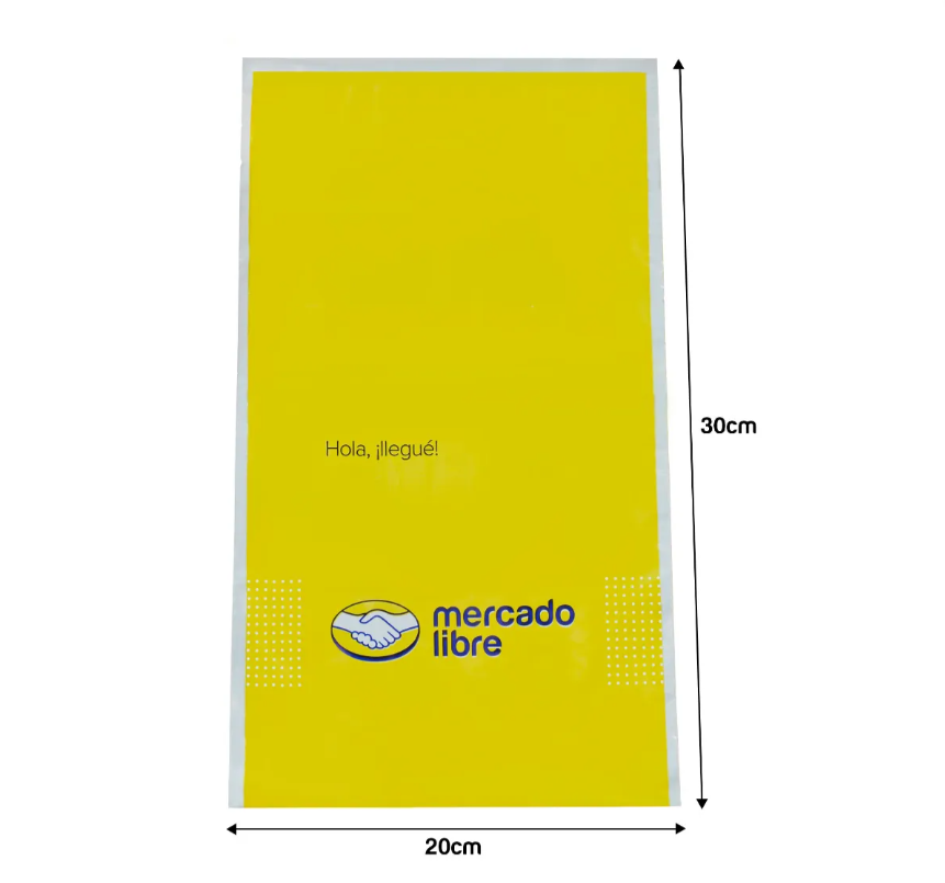 50 Bolsas 20x30 Cm Paqueteria Ecommerce Sin Canguro Meli