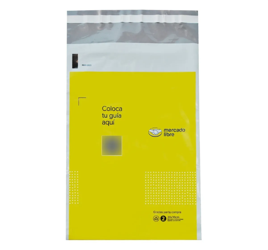 50 Bolsas 20x30 Cm Paqueteria Ecommerce Sin Canguro Meli