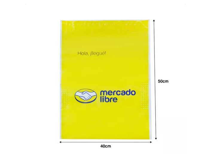 50 Bolsas 40x50 Cm Paqueteria Ecommerce Sin Canguro Meli